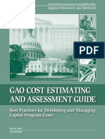 GAO Cost Estimating-US Government Guideline