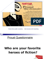 Proust Questionnaire