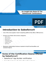 An Insight Into Some of The Salesforce® Certifications