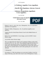 Buddy Nichols, Cross-Appellant v. Mac Sim Butler, Sheriff Don Siegelman, Attorney General of The State of Alabama, Cross-Appellees, 917 F.2d 518, 11th Cir. (1990)