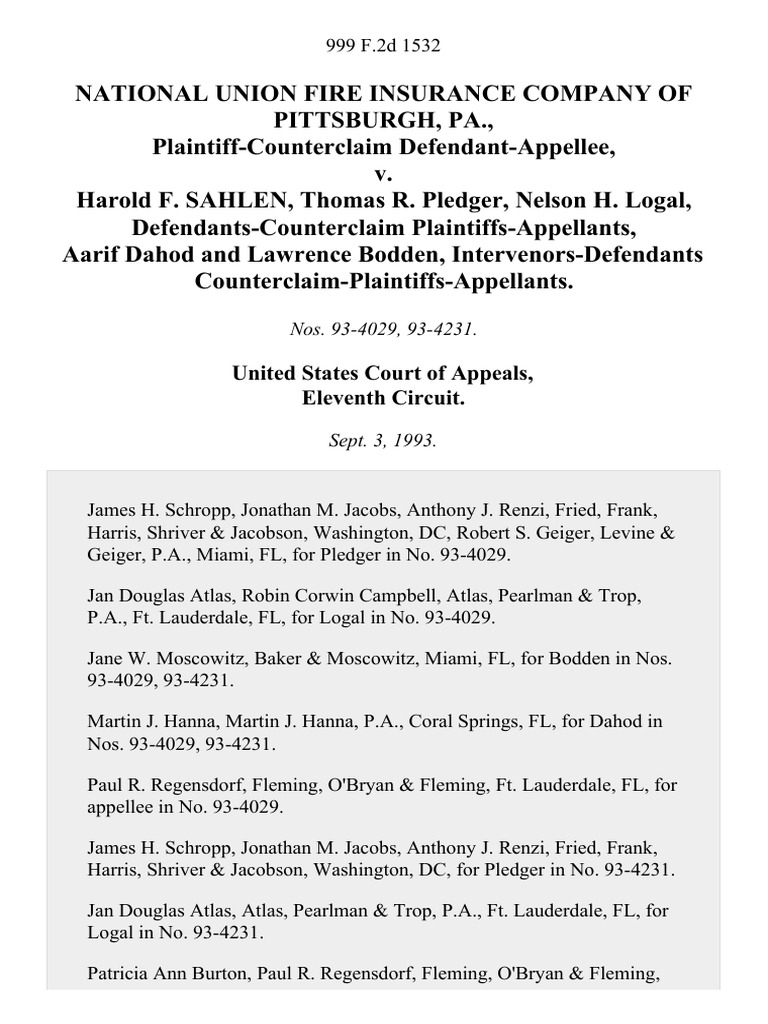 United States Court of Appeals, Eleventh Circuit PDF Summary