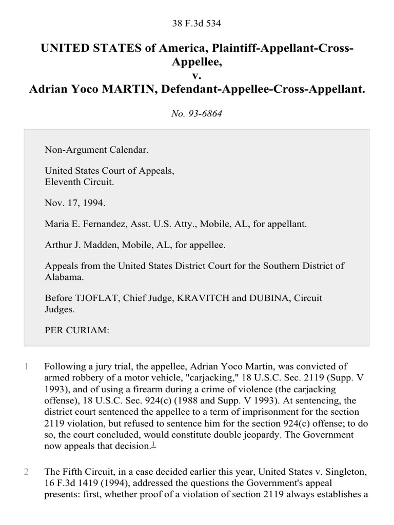 UNITED STATES of America, Plaintiff-Appellant-Cross-Appellee, v. Adrian ...