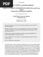 Carmine Casella v. Equifax Credit Information Services, and Trans Union Corporation, 56 F.3d 469, 2d Cir. (1995)