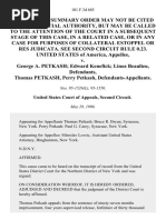 United States v. George A. Petkash Edward Kenefick Linus Beaulieu, Thomas Petkash, Perry Petkash, 101 F.3d 685, 2d Cir. (1996)