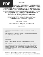 Rufus T. McPherson v. New York City Health & Hospitals Corporation, 101 F.3d 685, 2d Cir. (1996)