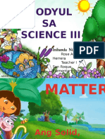 Modyul Sa Science - Matter