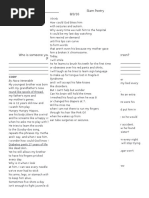 Sonnet, With Bird | PDF | Sonnets | Poetry