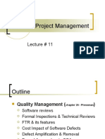 Software Project Management: Lecture # 11