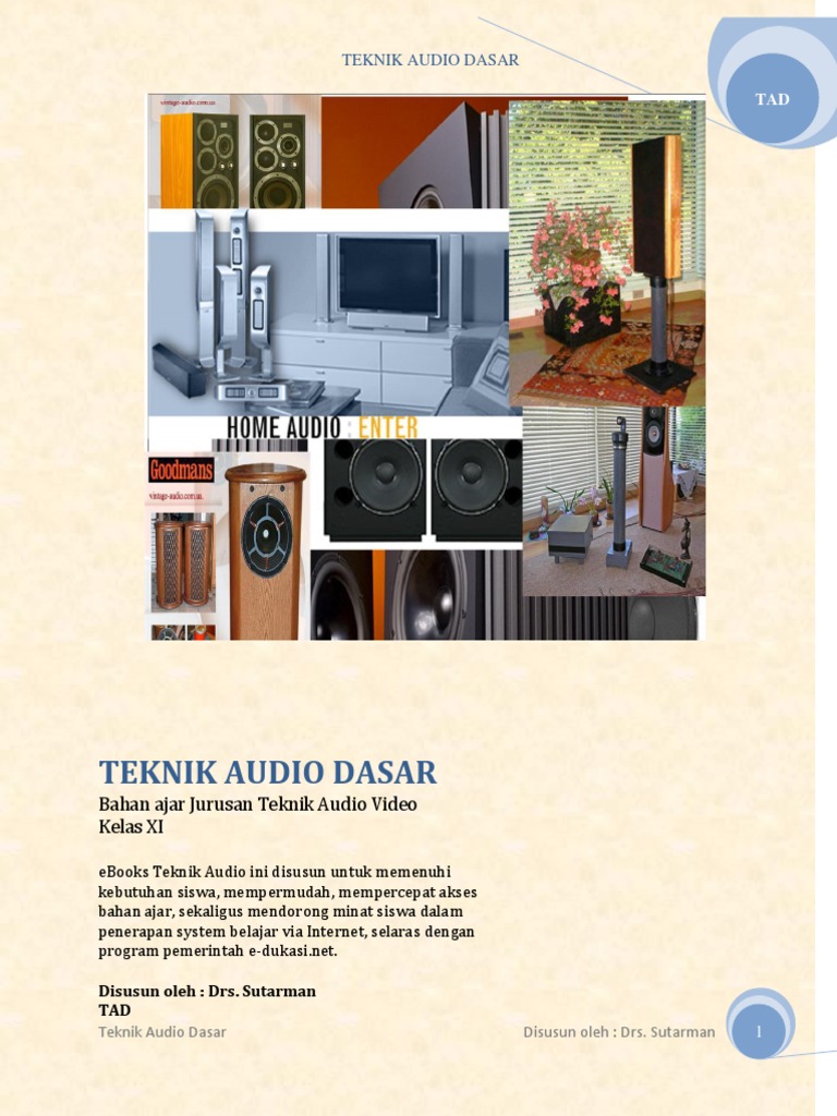 Teknik Audio Dasar: Panduan Lengkap tentang Konsep Dasar Sistem Suara | PDF