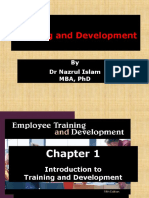 Chapter 1 Introduction To Training and Development 1.10.15