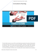 Benign Febrile Convulsions Nursing Care Plans