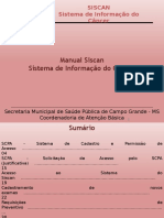 Manual Siscan - Prestadores de Serviço (2016)