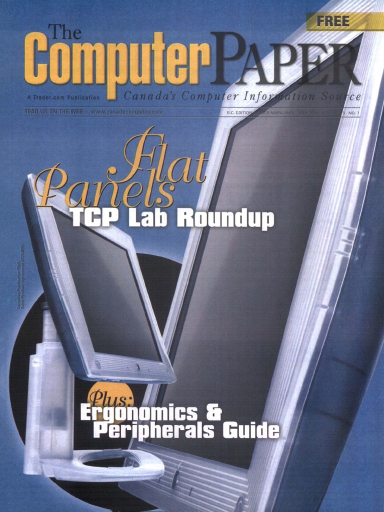 2000-07 the Computer Paper - BC Edition | Human Factors And Ergonomics |  Technology