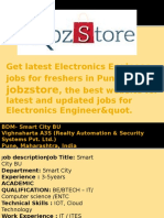 Get Latest Electronics Engineer Jobs For Freshers in Pune At, The Best Website For Latest and Updated Jobs For Electronics Engineer&quot