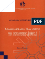 Guía Para Municipalidades de PLAN URBANO