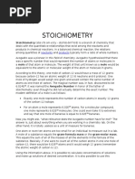 Stoichiometry: Stoichiometry (Stoi Chi Om e Try - Stoi'kē-Ŏm'ĭ-Trē) Is A Branch of Chemistry That