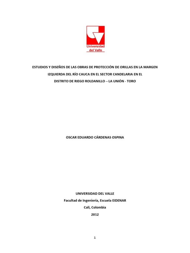 Recuperacion de Margenes de Rios | PDF | Valle | Presupuesto