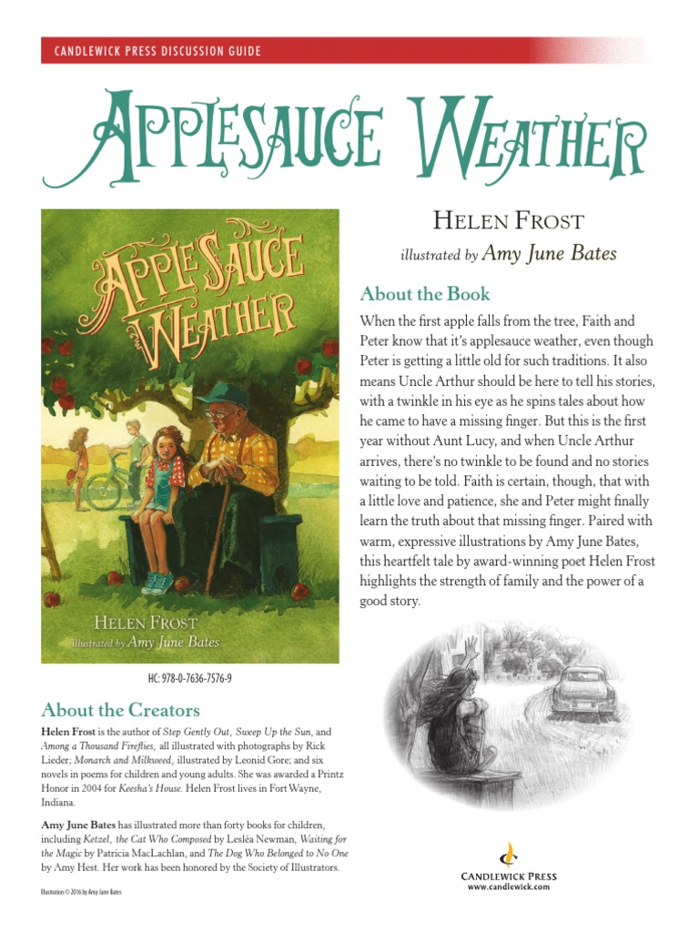 Applesauce Weather Discussion Guide | PDF | Poetry