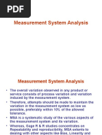 Measurement System Analysis