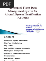 Automated Flight Data Management System For Aircraft System Identification