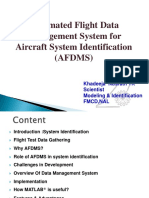 Automated Flight Data Management System For Aircraft System Identification