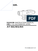 AT-B2/B3/B4: 自動レベル /Automatic Level 取扱説明書 /Instruction Manual
