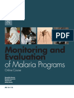 M&E Malaria Programs