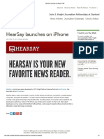 HearSay Launches on iPhone _ JSK