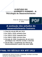 Slide 1 - o Estudo Do Desenvolvimento Humano
