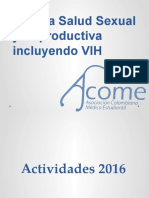 Vocalía Salud Sexual y Reproductiva Incluyendo VIH