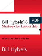 Bill Hybels 6x6 Leadership Strategy