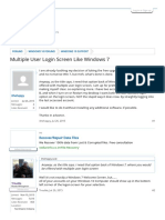 Multiple User Login Screen Like Windows 7 _ Windows 10 Forums
