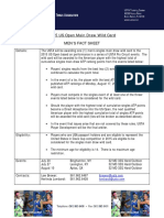 2015 US Open Wild Card Men Fact Sheet