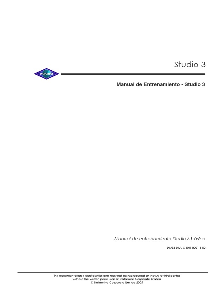 Tutorial DMStudio 3 Básico | PDF | Ventana (informática) | Tabla (base ...