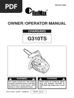 Zenoah g300ts Users Manual 474860 PDF