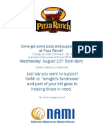 NAMI Fargo Pizza Ranch Fundraiser