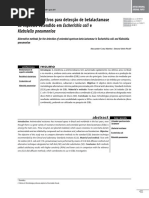 Detecção de Betalactamase