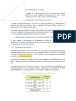 Dimencionamiento de Plantines