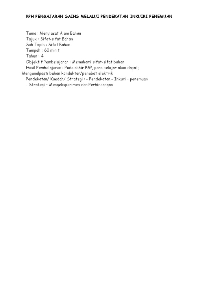 Rph Inkuiri Penemuan Pdf