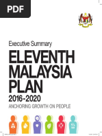 11th Malaysia Plan 2016-2020 Exec Summary BI