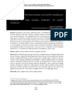 A Justiça Na Teoria Moral de Santo Anselmo