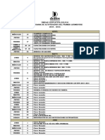 Cronograma de Actividades Del 1er Quimestre 2015-2016