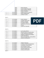 Pembagian Grup Semester 7 2013