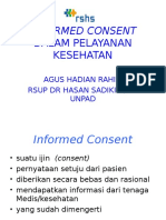 Dr. Agus H. Rahim - Informed Consent Dalam Pelayanan Kesehatan