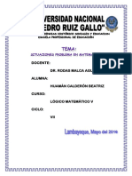 6. Situaciones Problema en Matemática