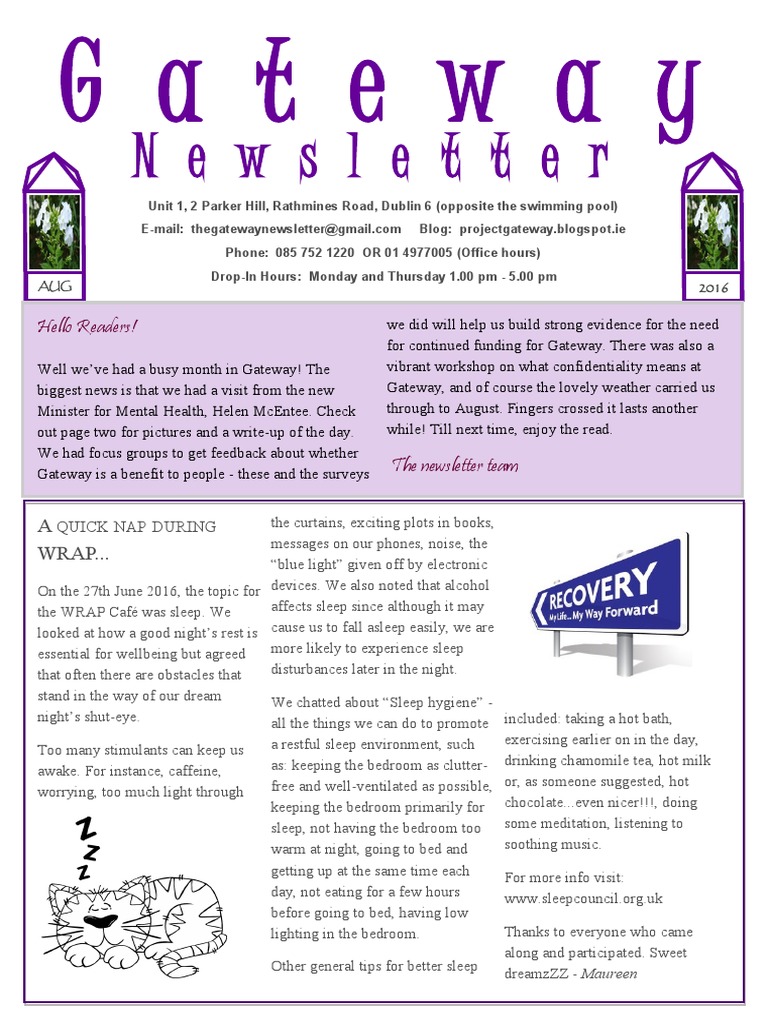 Gateway Community News | PDF | Sleep | Wellness
