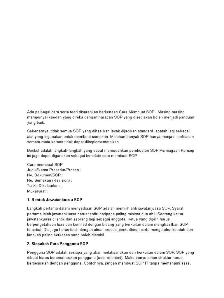 Sop Pdf