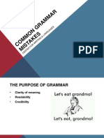 Common Grammar Mistakes