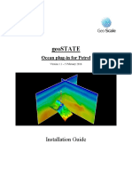 geoSTATE 1.1 Ocean For Petrel - Installation Guide PDF