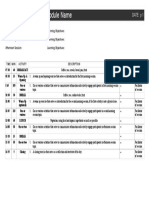 Daily Schedule Template YCT